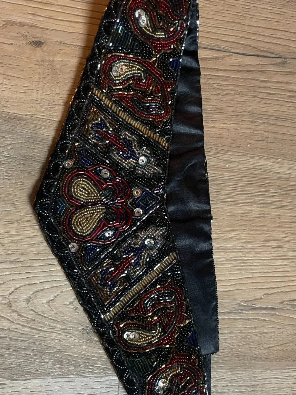 Milor Vintage Handmade Heavy Beaded Belt S/M 31